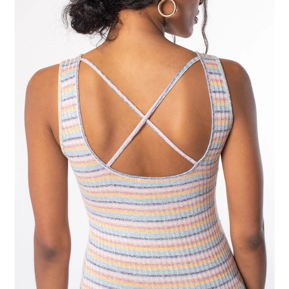 Lovestitch Stripes Tank Dress Size Small NWT - Picture 4 of 5
